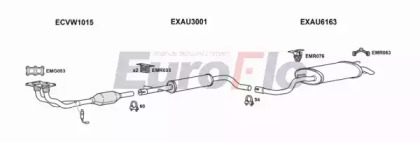 Система выпуска ОГ EuroFlo VWGOL18 1036A